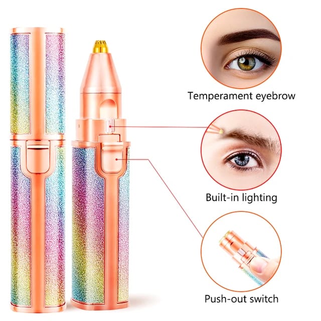 LUXON'S EYEBROW TRIMMER 2 IN 1
